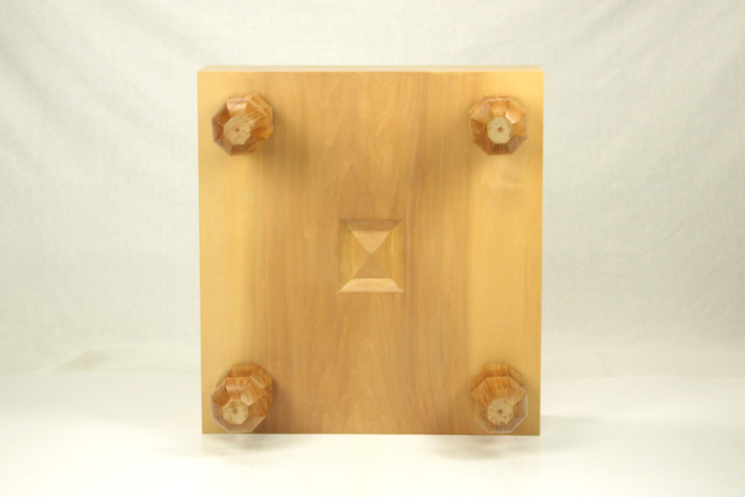 Amazon | 本桂碁盤40号（4寸）セット【新桜碁笥＋本蛤碁石28号